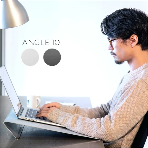 卓上傾斜台　angle10 (アングルテン) ［BORDERLESS］ 専用マット付属